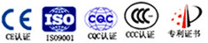 CE、ISO9001、CQC、CCC认证 公司产品通过CE、ISO9001、CQC、CCC认证